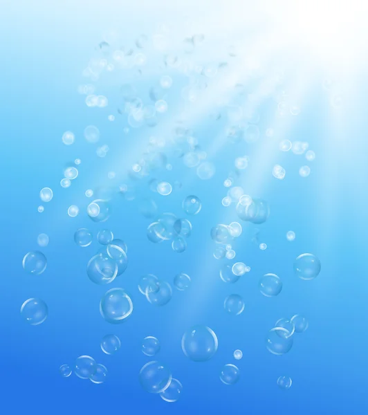 Подводные пузыри. — стоковое фото