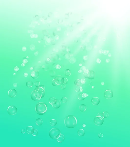 Подводные пузыри. — стоковое фото