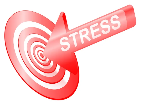 Målet stress. — Stockfoto