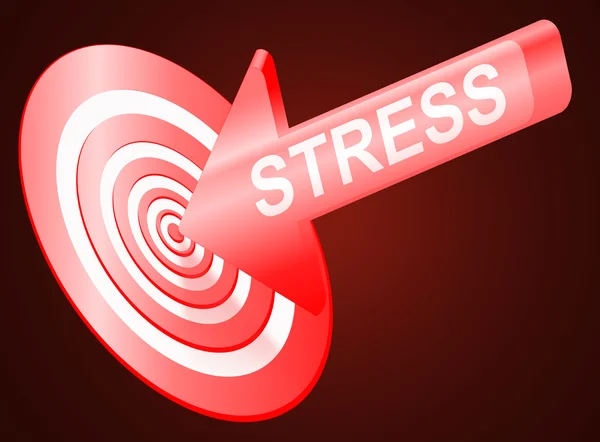 Alvo do estresse . — Fotografia de Stock