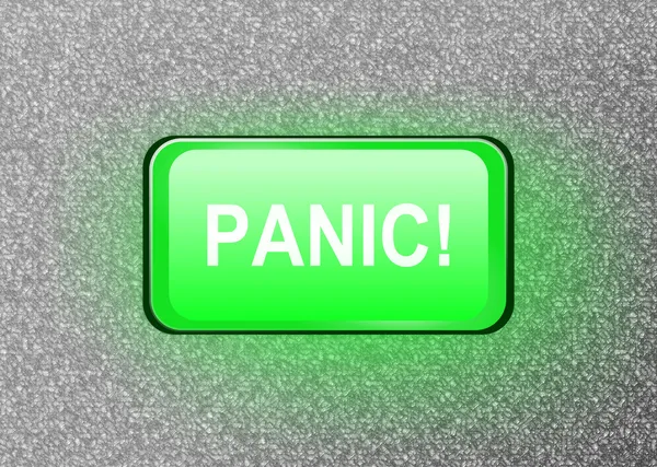Botão de pânico. — Fotografia de Stock
