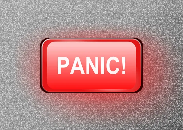 Panic button. — Stock Photo, Image