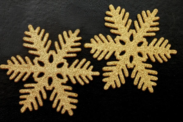 stock image Golden snowflakes