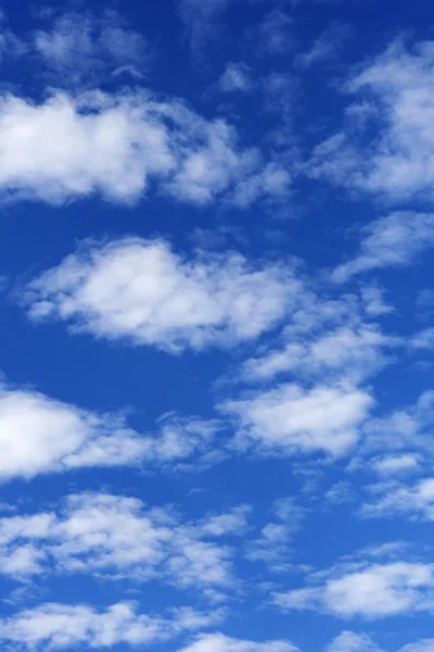 stock image White clouds over blue sky