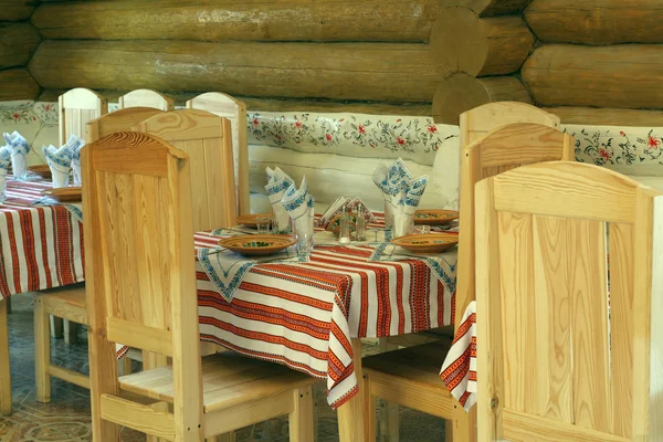 Ukrainska nationella restaurang. — Stockfoto