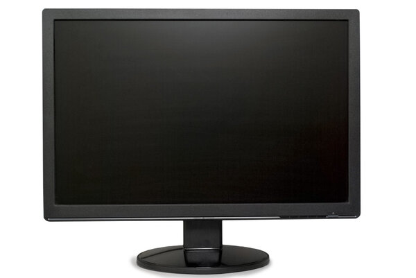 Черный жидкий кристалл дисплей на столе
