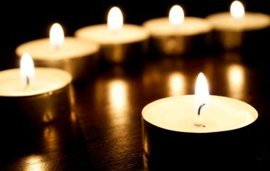 Memorial Candles clipart