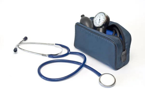 Equipamento de medição da pressão arterial — Fotografia de Stock