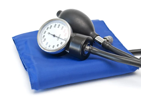 Оборудование для измерения давления крови — стоковое фото