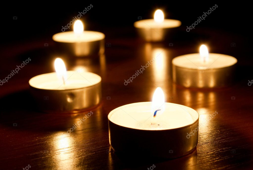 Memorial Candles — Stock Photo © serggn 7329971
