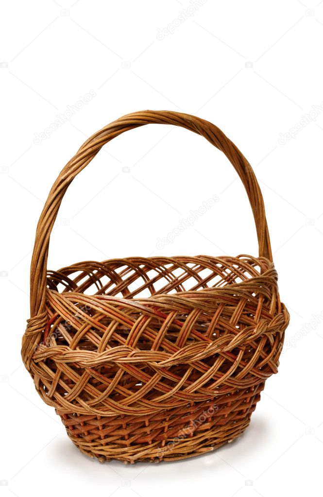 Basket made of twigs