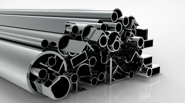 Tubos de metal Fotografia De Stock
