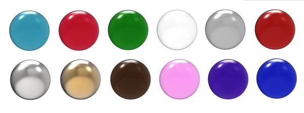 Ballen van verschillende tinten — Stockfoto