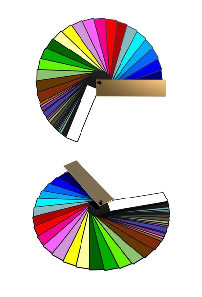 Распределение цвета — стоковое фото