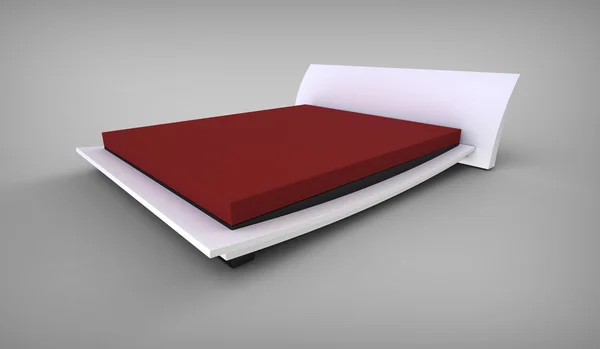 Modernes Bett — Stockfoto