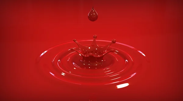 Red drop — Stock Photo, Image