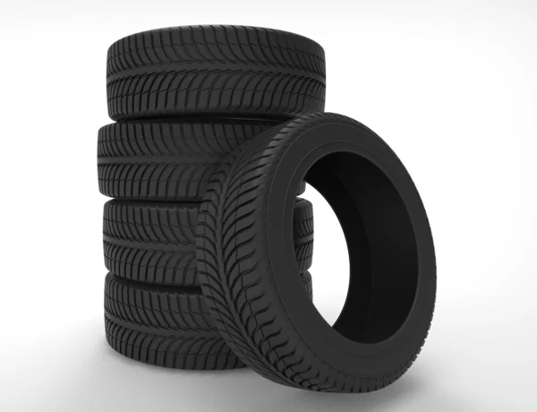 Set of tires — Stock Photo, Image