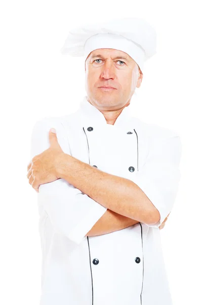 高级厨师的肖像 — 图库照片