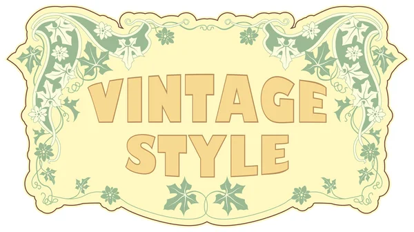 Label im Vintage-Stil — Stockvektor