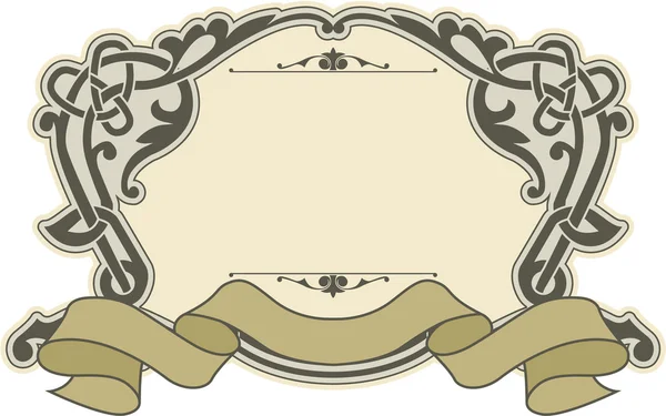 Рамка з візерунком в стилі Вінтаж — стоковий вектор