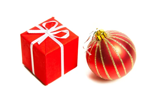 Brinquedos de Natal e presentes . — Fotografia de Stock
