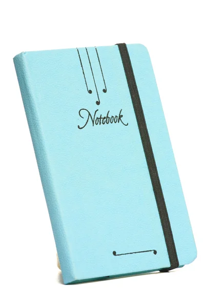 Notizbuch auf weißem Hintergrund. — Stockfoto
