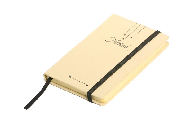 Cuaderno sobre el fondo blanco . —  Fotos de Stock