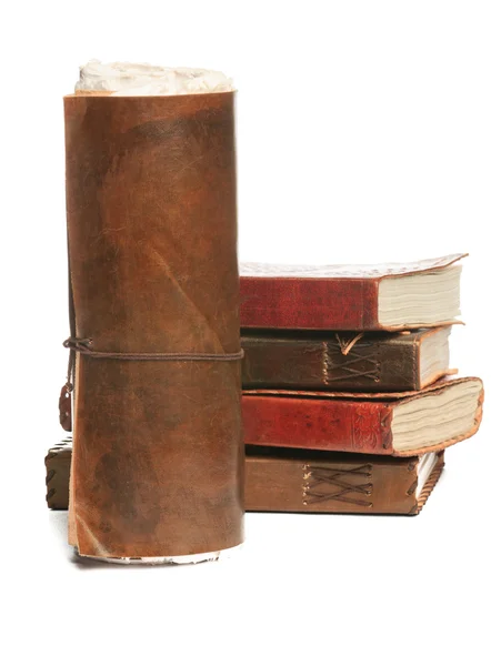 Group of antique books — Stock Photo, Image