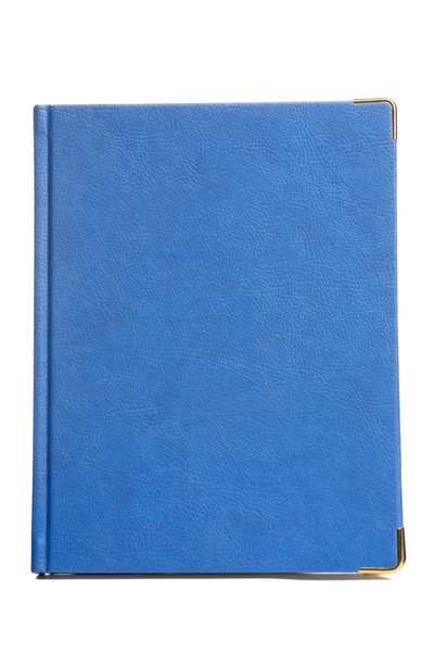 Caderno sobre o fundo branco . — Fotografia de Stock