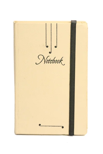 Notebook a fehér háttér. — Stock Fotó