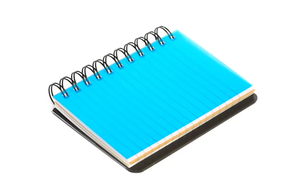 Cuaderno sobre el fondo blanco . — Foto de Stock