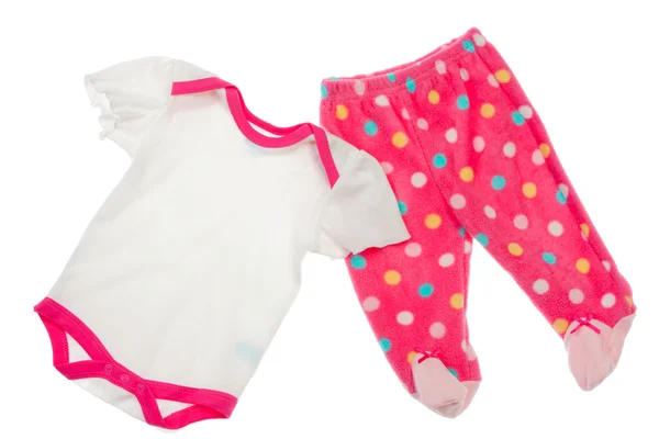 Conjunto de ropa para niños aislado en blanco —  Fotos de Stock