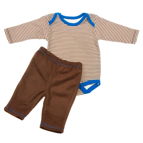 Conjunto de ropa para niños aislado en blanco —  Fotos de Stock