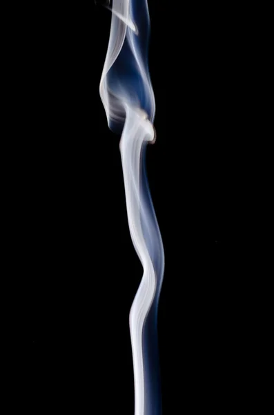 Füst egy fekete háttér — Stock Fotó