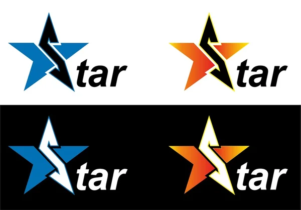 Logo star — Stock Vector