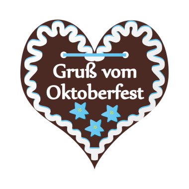 Bavaria heart cookie clipart