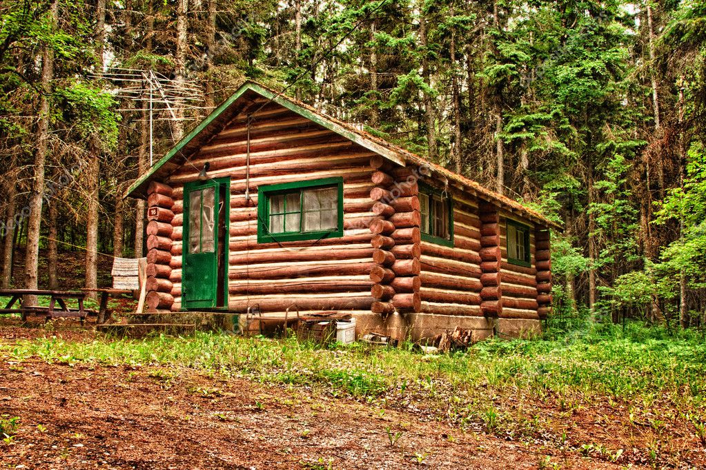 Rustic Old Log Cabin Stock Photo C Sprokop 7248461