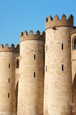 detay: Zaragoza, İspanya aljaferia Sarayı