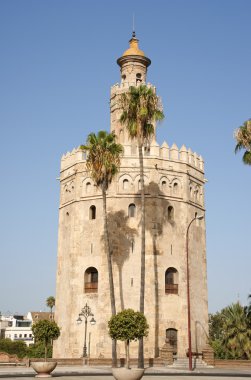 Torre del Oro or Gold Tower in Seville clipart