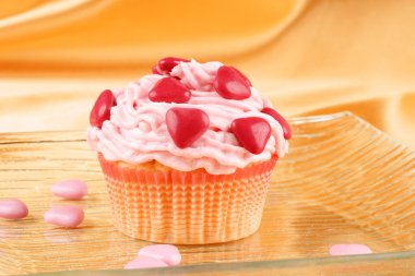 Fancy Valentine's day cupcake clipart