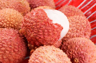 Litchis or lychees clipart