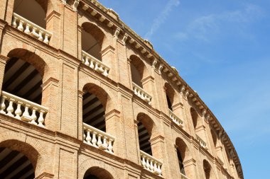 Plaza de toros in Valencia clipart