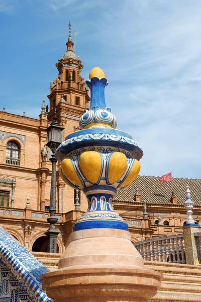 Szczegóły plaza de espana w Sewilli — Zdjęcie stockowe