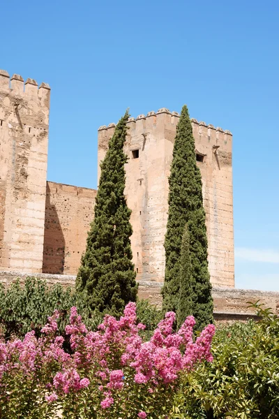 Die alcazaba in granada — Stockfoto