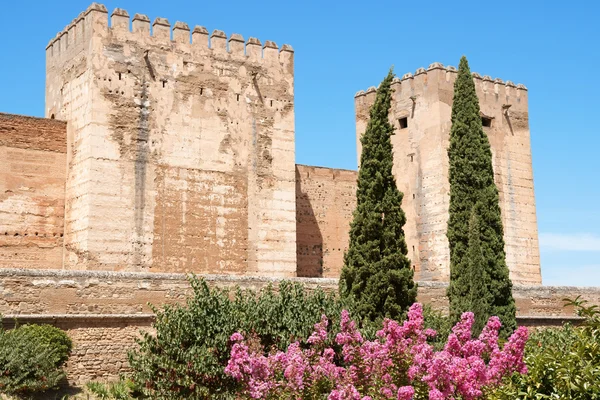 La Alcazaba en Granada — Foto de Stock