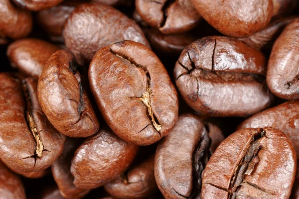 咖啡豆背景 — 图库照片