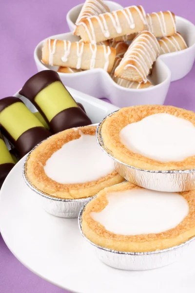 Választék a svéd és dán édességek — Stock Fotó