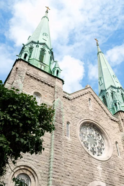 Церковь Святого Сесиля в Монреале — стоковое фото