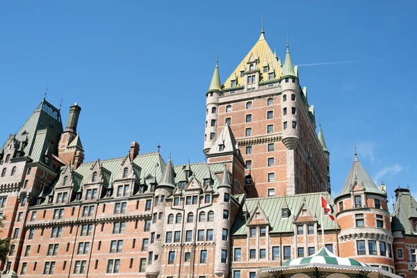 Chateau frontenac in quebec stadt — Stockfoto