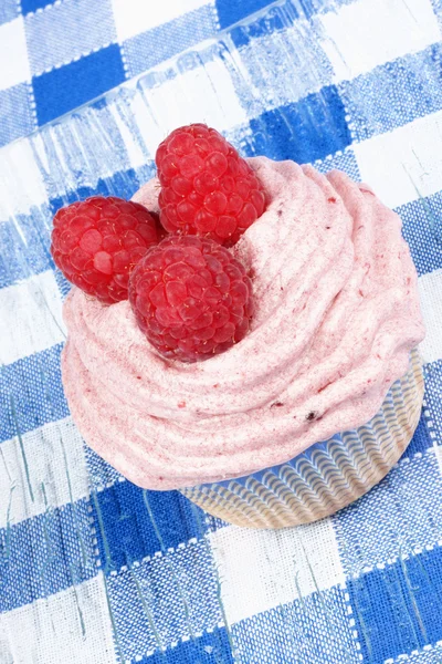 Raspberry cupcake — Stock Photo, Image